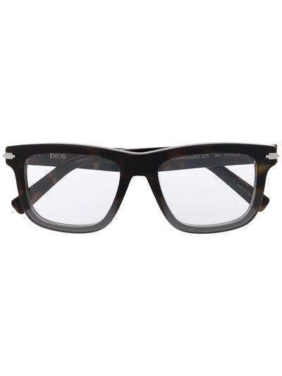 Dior Eyewear очки в квадратной оправе черепаховой расцветки