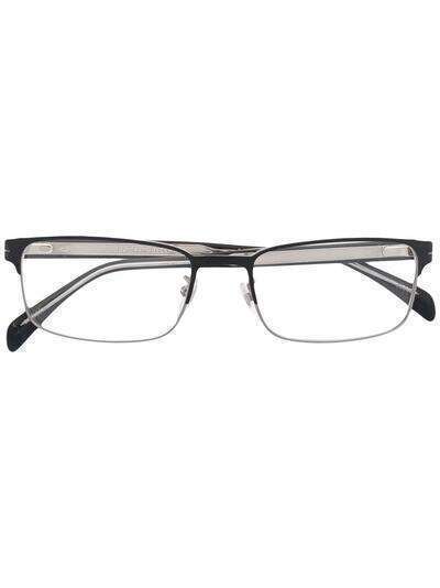 Eyewear by David Beckham очки в прямоугольной матовой оправе