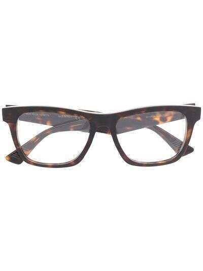 Bottega Veneta Eyewear очки в оправе черепаховой расцветки