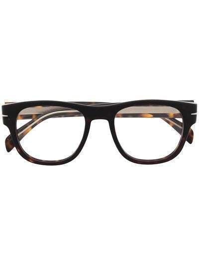 Eyewear by David Beckham очки в квадратной оправе черепаховой расцветки