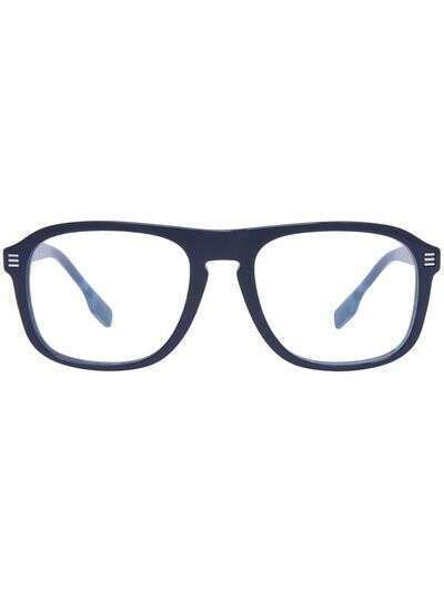 Burberry Eyewear очки с узором в клетку
