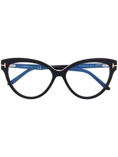 TOM FORD Eyewear очки в оправе 'кошачий глаз' с логотипом