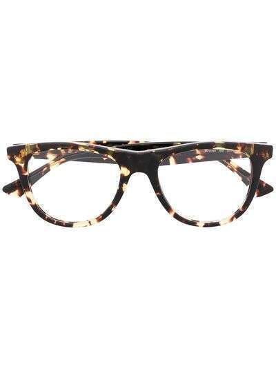 Bottega Veneta Eyewear очки в квадратной оправе черепаховой расцветки