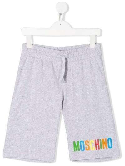 Moschino Kids спортивные шорты с логотипом HUQ009LBA01