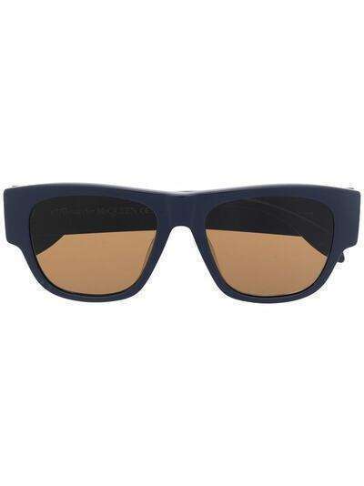 Alexander McQueen Eyewear солнцезащитные очки с логотипом