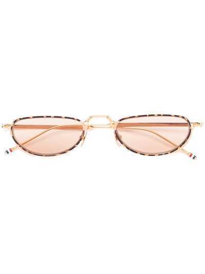 Thom Browne Eyewear солнцезащитные очки с черепаховым узором