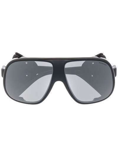 Moncler Eyewear солнцезащитные очки-авиаторы Diffractor