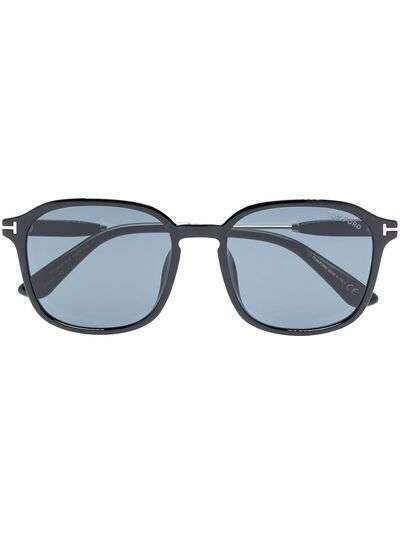 TOM FORD Eyewear солнцезащитные очки в квадратной оправе с логотипом