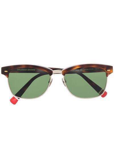 Orlebar Brown солнцезащитные очки черепаховой расцветки