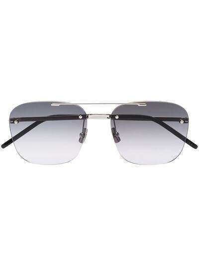 Saint Laurent Eyewear солнцезащитные очки SL 309 с квадратными линзами
