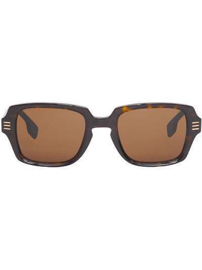 Burberry солнцезащитные очки в оправе черепаховой расцветки