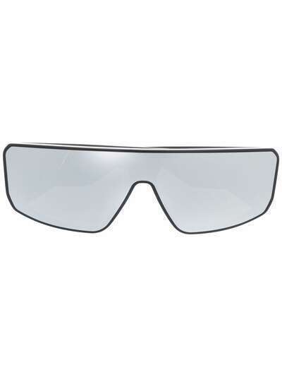 Rick Owens солнцезащитные очки Performa в D-образной оправе