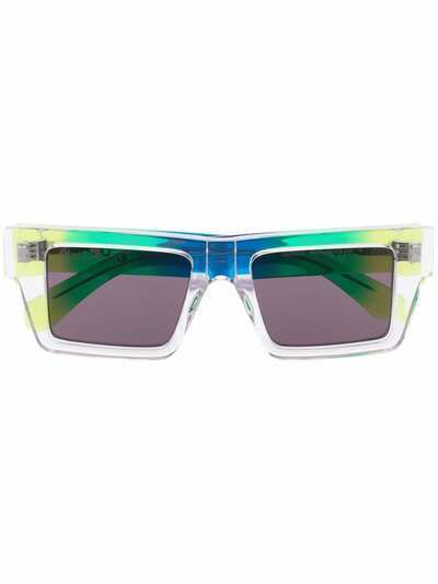 Off-White Nassau transparent rectangle-frame sunglasses