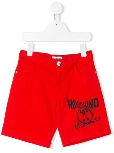 Moschino Kids джинсовые шорты с логотипом HUQ00ALPC0150109
