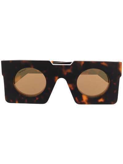 Off-White The Pantheon tortoiseshell square-frame sunglasses