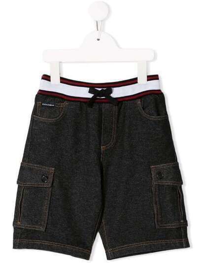 Dolce & Gabbana Kids джинсовые шорты карго L4JQG3G7VMX