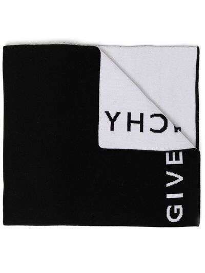 Givenchy шерстяной шарф с логотипом