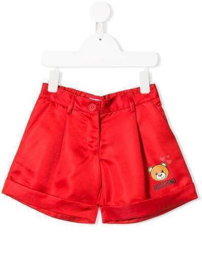 Moschino Kids шорты с принтом teddy bear HDP033LRA03K