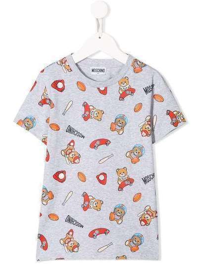 Moschino Kids футболка с принтом Toy Bear H6M01ILBB25