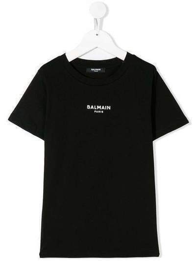 Balmain Kids футболка с логотипом 6N8541NX310930BC