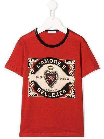 Dolce & Gabbana Kids футболка с графичным принтом L4JT6SG7VLO