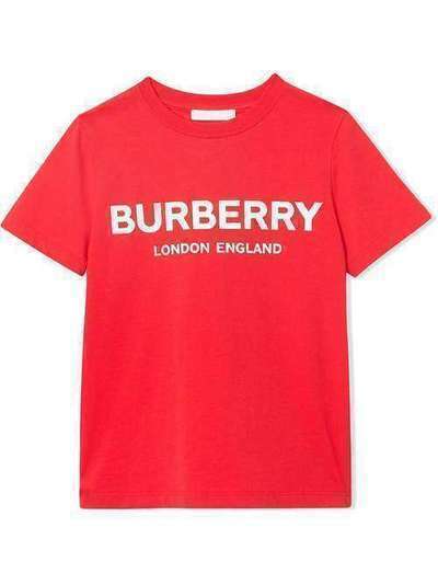 Burberry Kids футболка с принтом логотипа 8011169