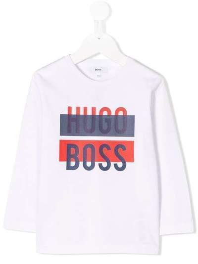 Boss Kids футболка с принтом логотипа J25D0510B
