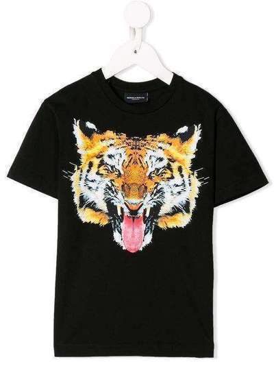 Marcelo Burlon County Of Milan Kids футболка с принтом тигра 11080010