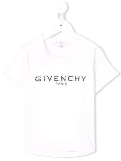 Givenchy Kids футболка с логотипом H1508710B