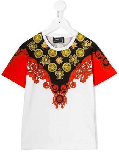 Young Versace футболка с принтом Baroque YD000080YA00142YA741