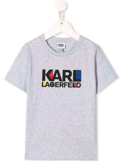 Karl Lagerfeld Kids футболка с логотипом Z25226A32
