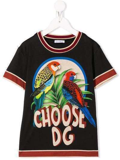 Dolce & Gabbana Kids футболка с принтом L4JTBLG7WGO
