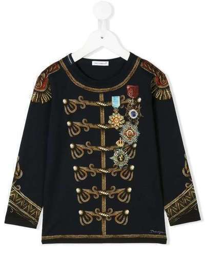 Dolce & Gabbana Kids футболка с принтом 'Royal' L4JT5KG7LDX