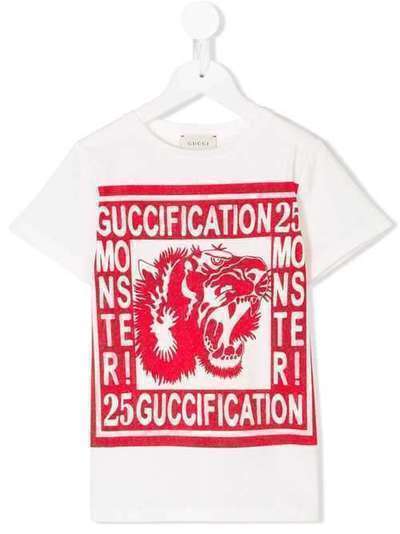 Gucci Kids Guccification print T-shirt 520758X3N94