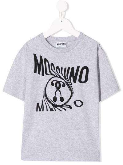 Moschino Kids футболка с короткими рукавами и логотипом NZM029LBA0060926