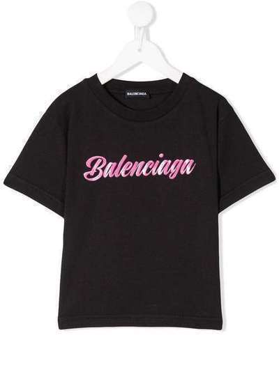 Balenciaga Kids футболка с логотипом 556155TFV29