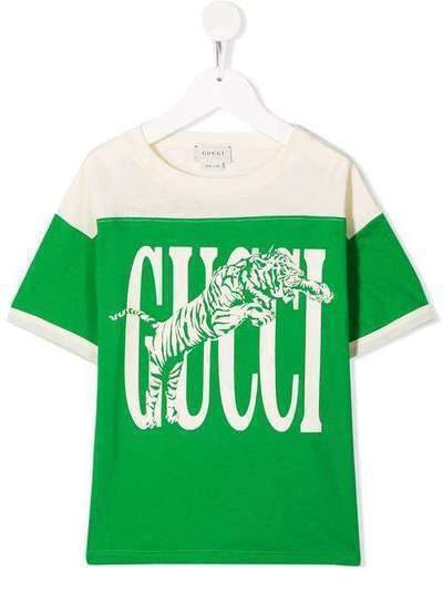 Gucci Kids футболка с принтом
