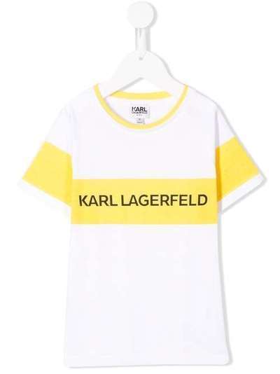 Karl Lagerfeld Kids футболка с логотипом Z25180