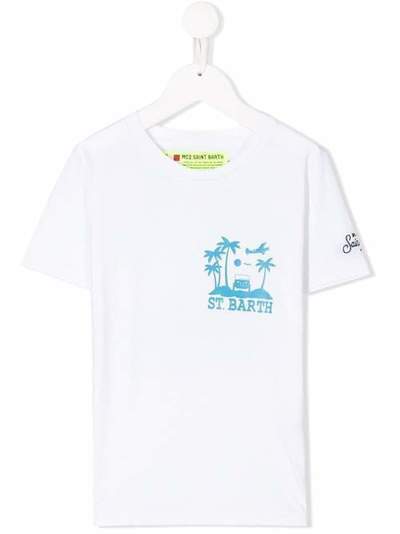 Mc2 Saint Barth Kids футболка с логотипом BHCA01K
