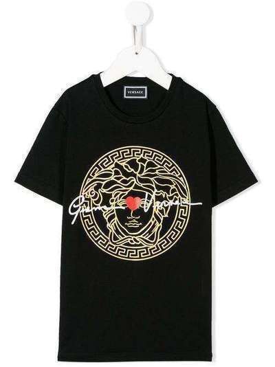 Young Versace футболка с принтом Medusa YD000138YA00079