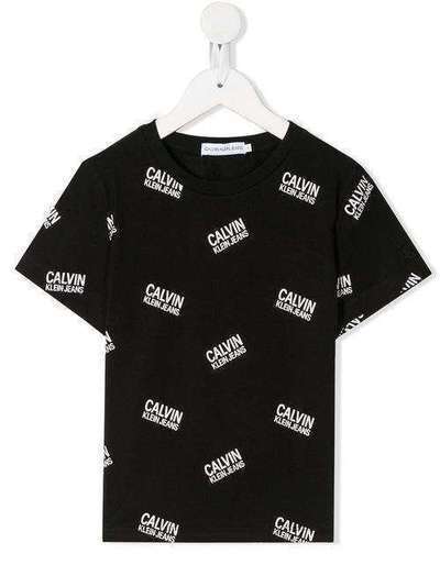 Calvin Klein Kids футболка с логотипом IB0IB00404