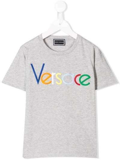 Young Versace футболка с логотипом YVMTS246YJE131