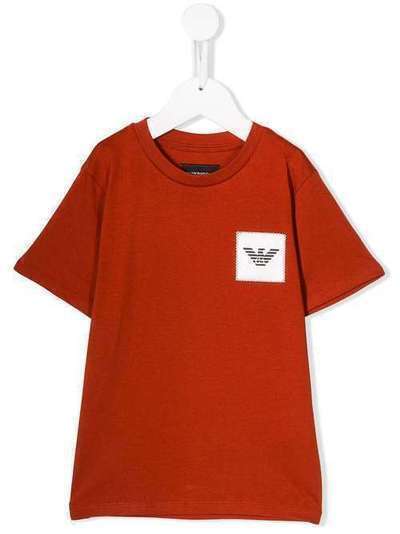 Emporio Armani Kids футболка с нашивкой-логотипом 6G4TJ81J00Z