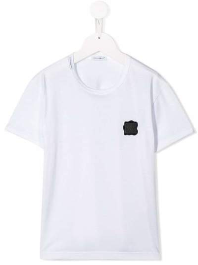 Dolce & Gabbana Kids футболка с нашивкой-логотипом L4JTBCG7VRM