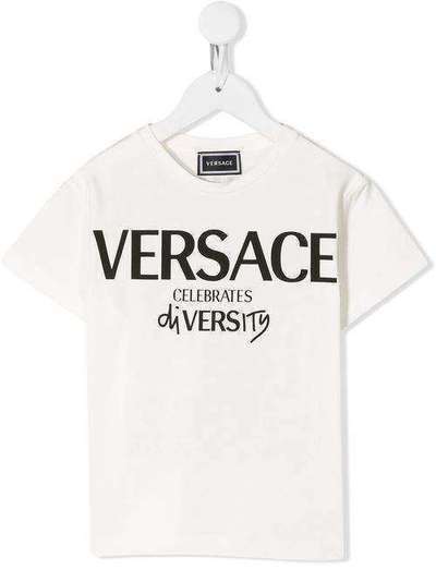 Young Versace футболка с логотипом YC000154YA00205