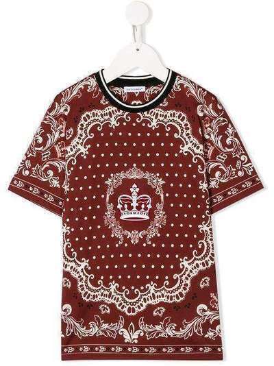 Dolce & Gabbana Kids футболка с принтом L4JT9AG7VGN