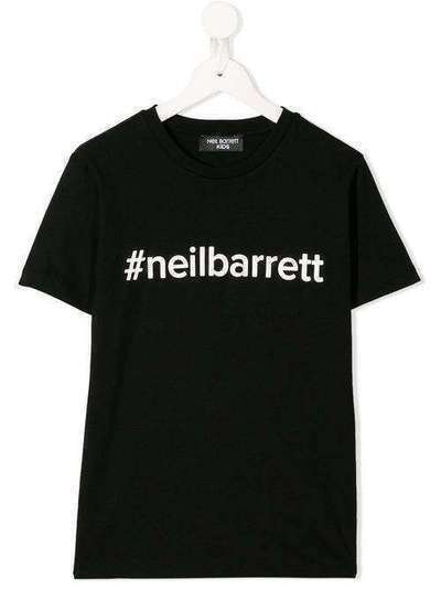 Neil Barrett Kids футболка с логотипом KJT063020638