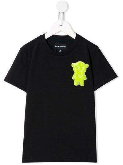 Emporio Armani Kids футболка с нашивкой Teddy Bear 3H4TG73J2IZ