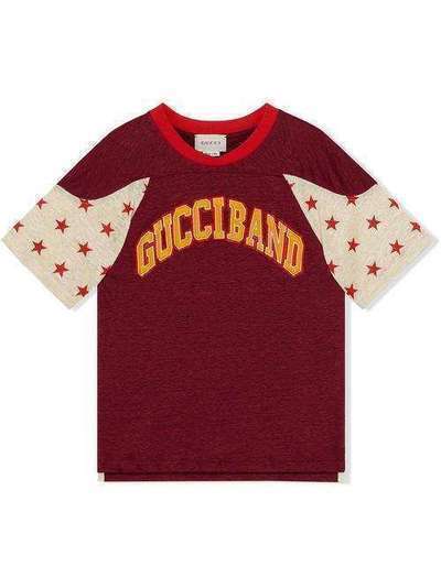 Gucci Kids футболка с принтом Gucci Band 591460XJB3Y