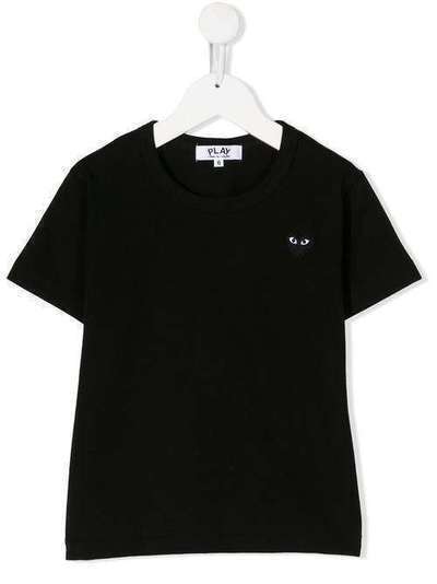 Comme Des Garçons Play Kids футболка с нашивкой-логотипом P1T563COTTON1